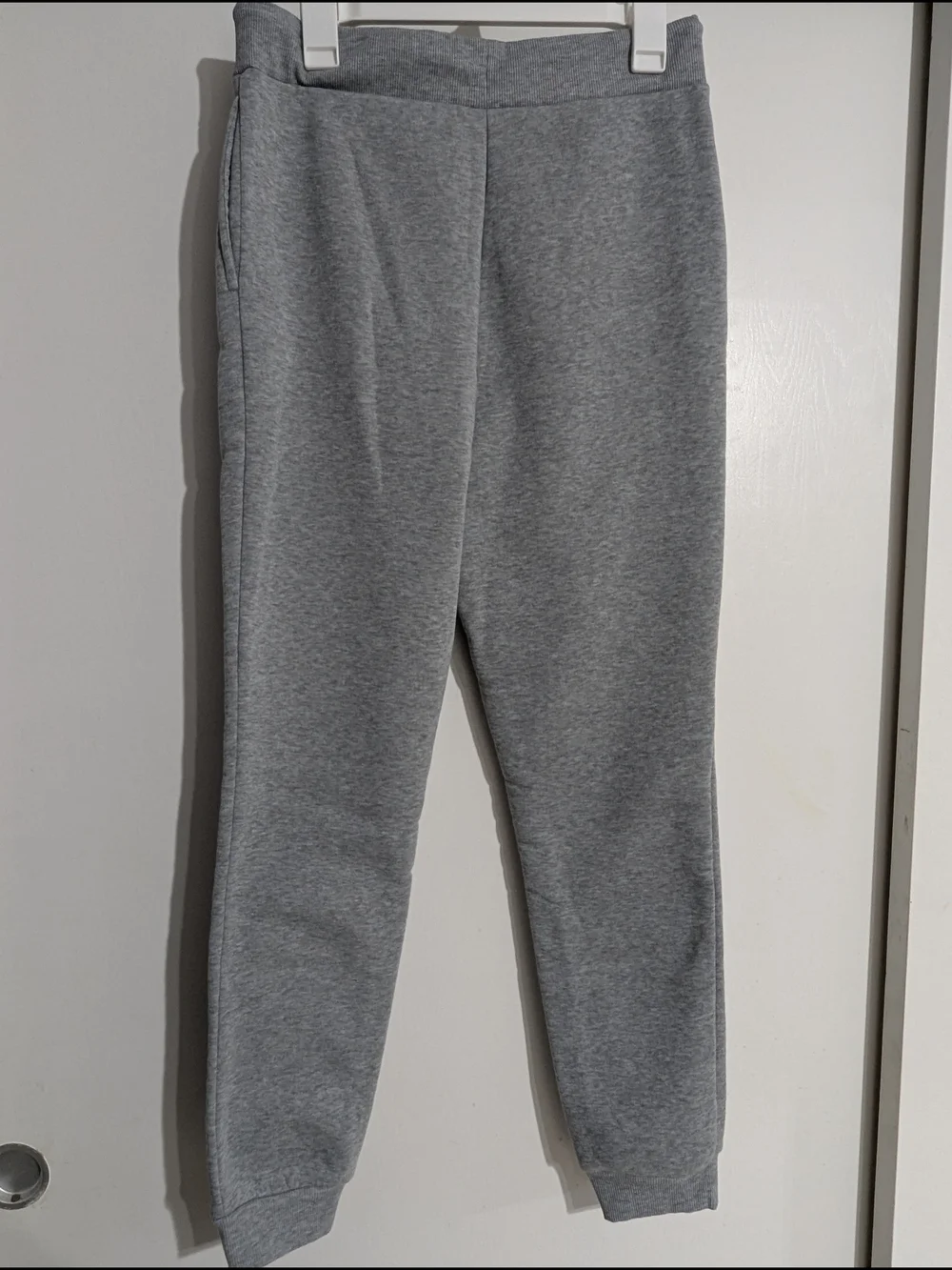 Women's/Men's ( Unissex )Gray Fleece Jogger Sweatpants - Unbranded